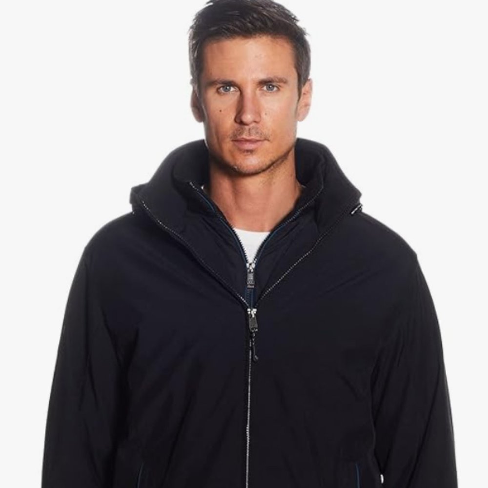 Men's Medium Black WEATHERPROOF Coat